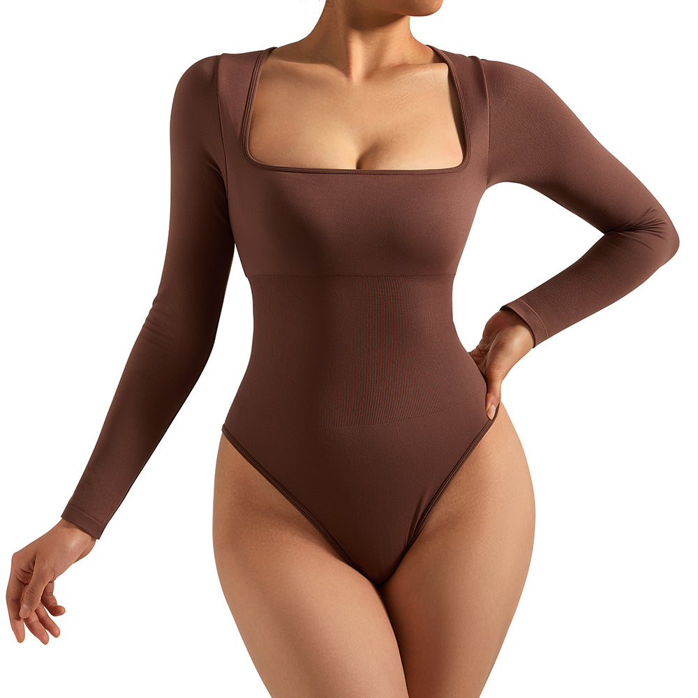 Casual Long Sleeve Bodysuit