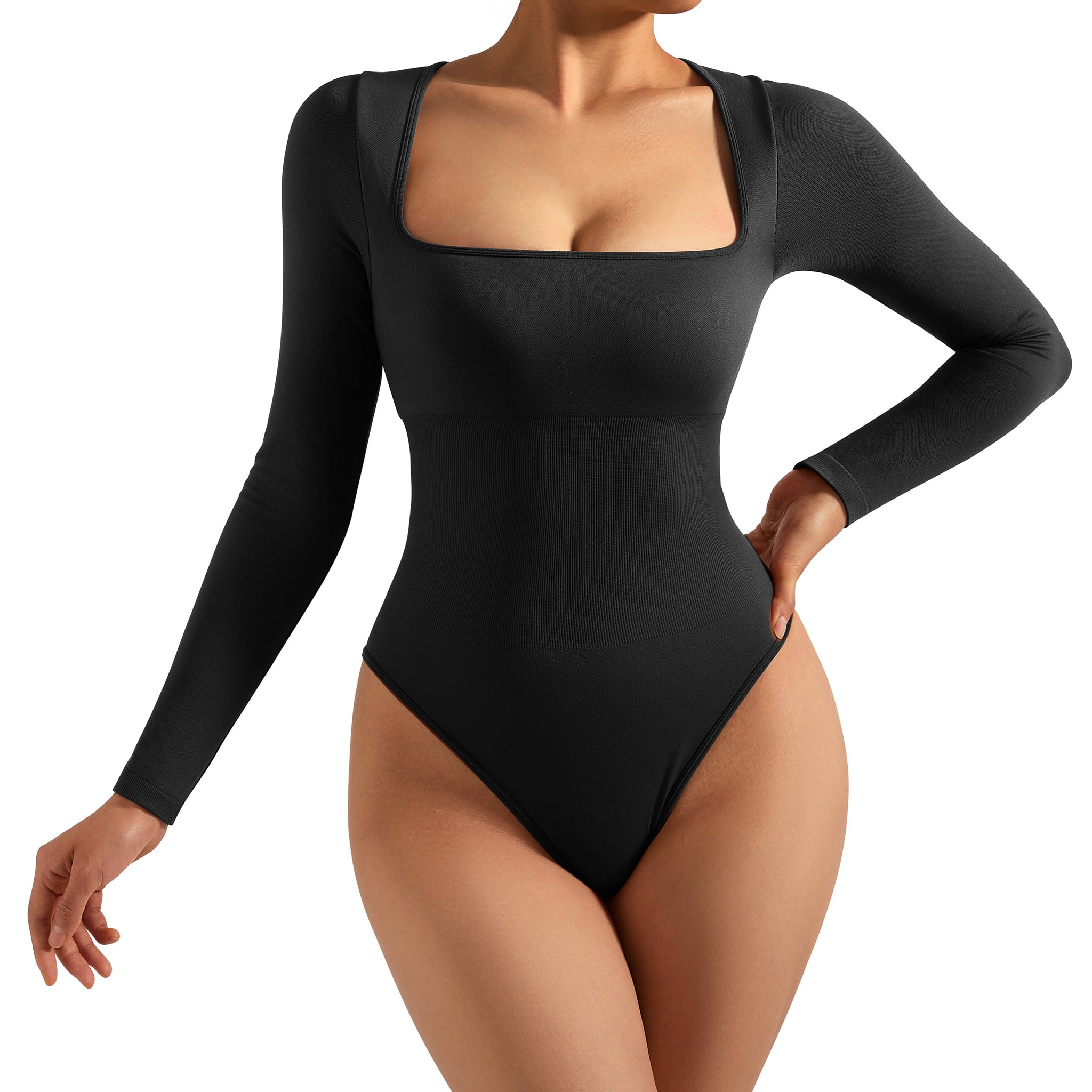 Casual Long Sleeve Bodysuit