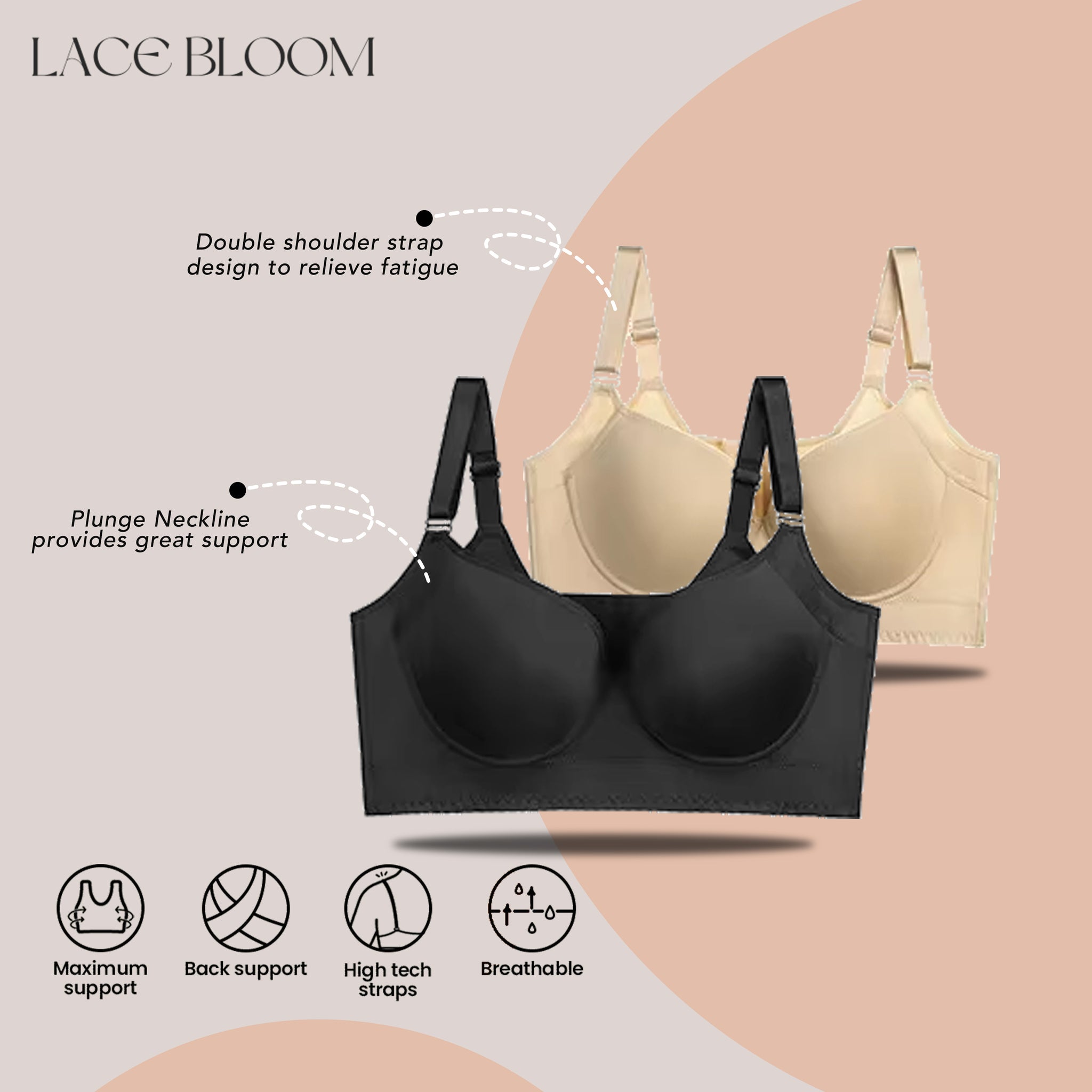 Push-Up Back Smoothing Bra